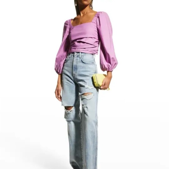 NWT Veronica Beard Kayla Purple Top reg $348 size 8 - Picture 5 of 10